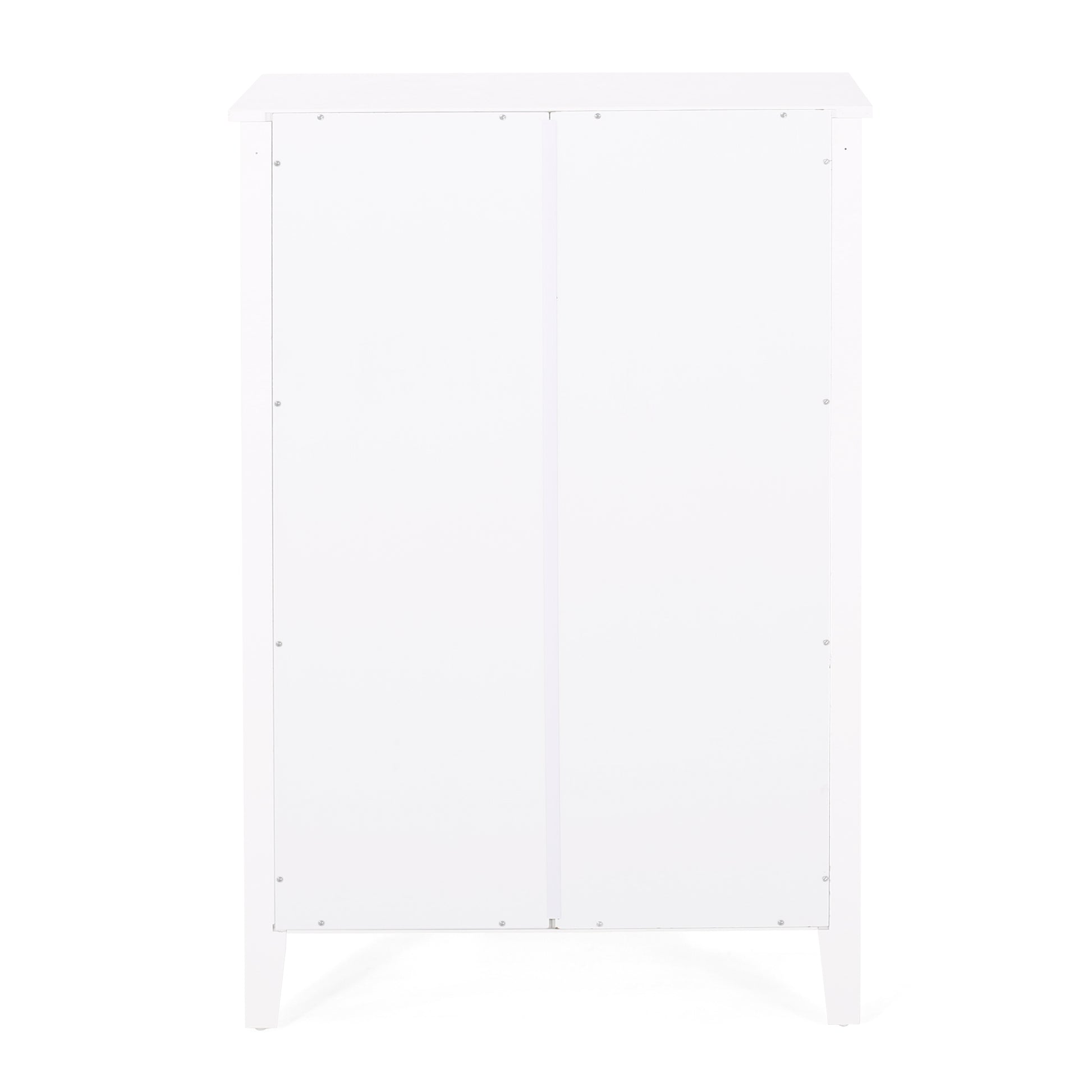 2 Drawer Storage Rack White Mdf