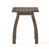 Selma End Table Grey Acacia Wood