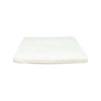 Nadine Chaise Lounge Cushion Cream Wood Waterproof Fabric
