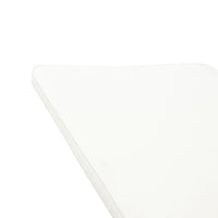 Nadine Chaise Lounge Cushion Cream Wood Waterproof Fabric