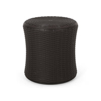 Olivo Patio Table Dark Brown Polypropylene