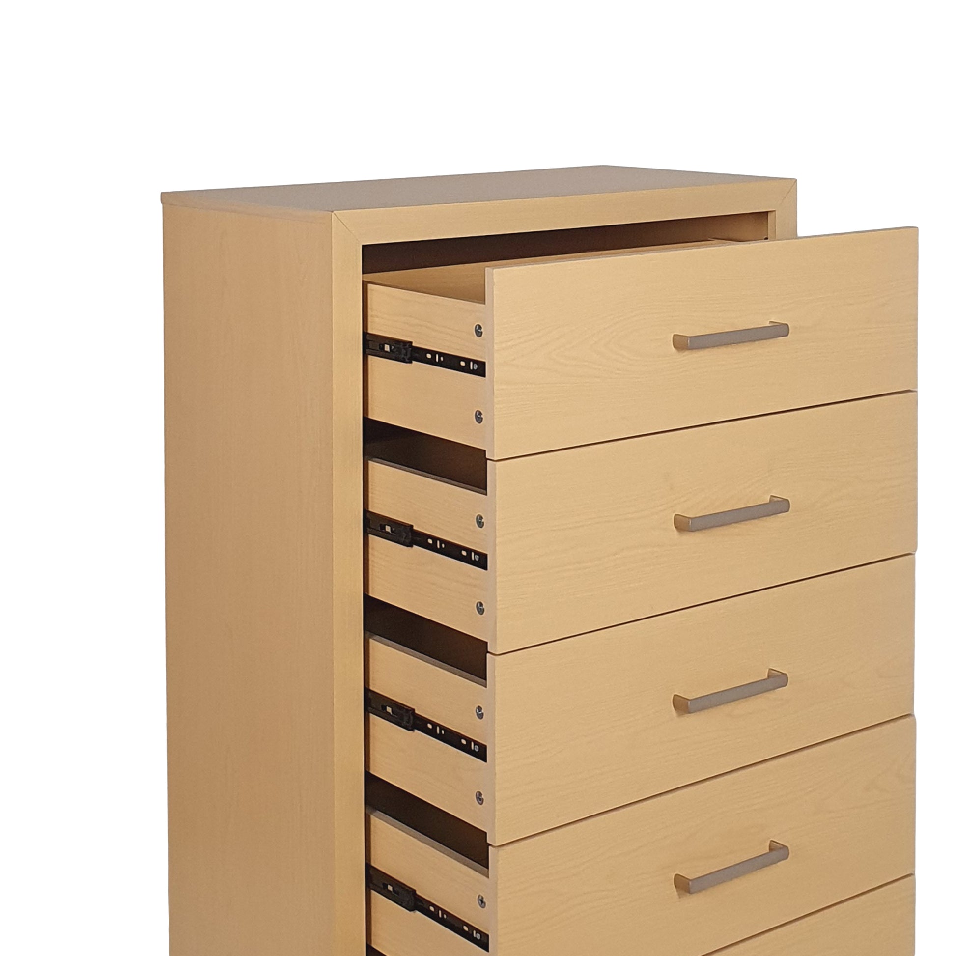 5 Drawer Chest Natural Mdf