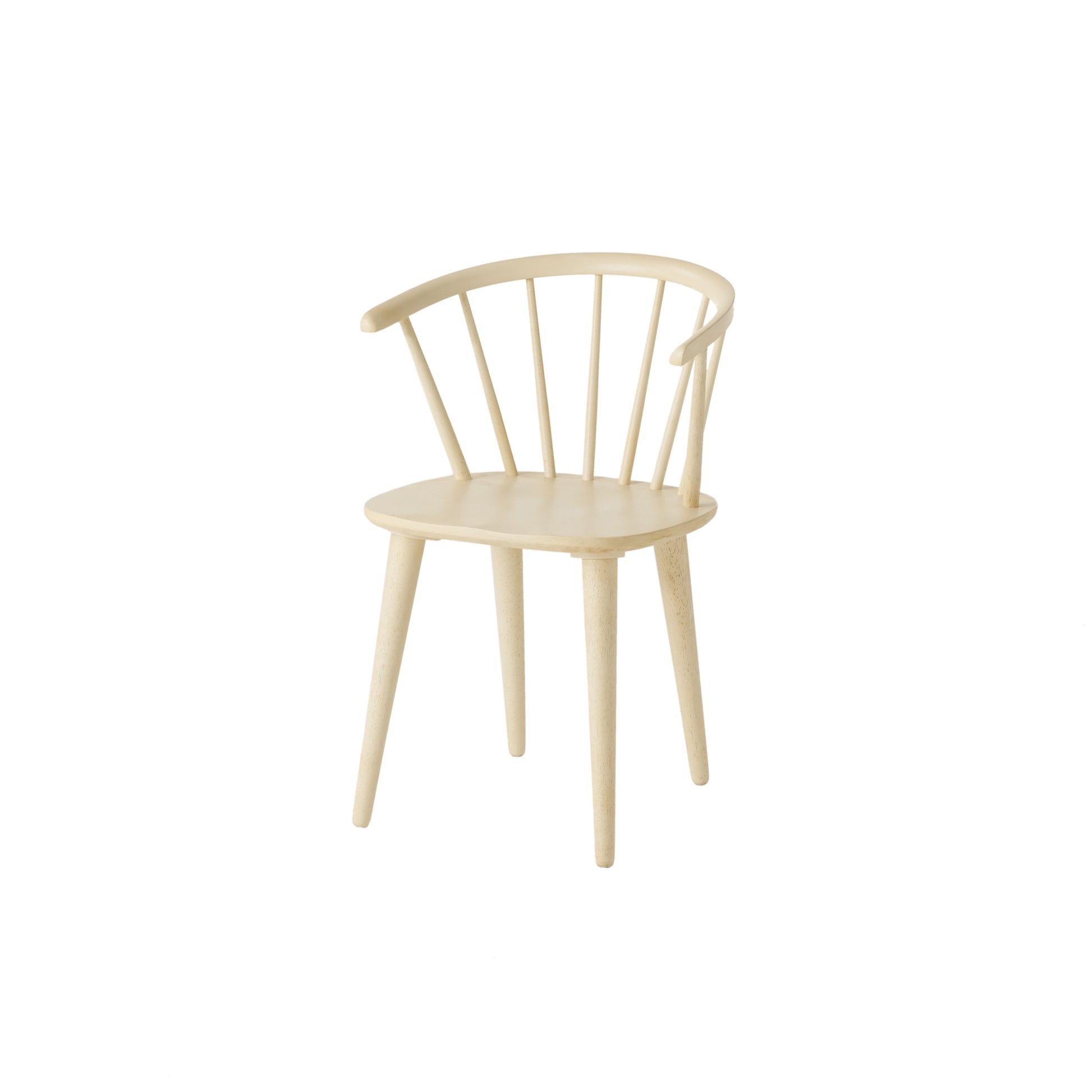 30 Inch Caprail Chair Cream Rubber