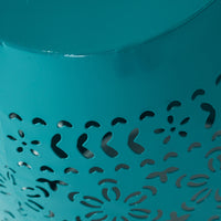 Ruby12 Side Table Teal Iron