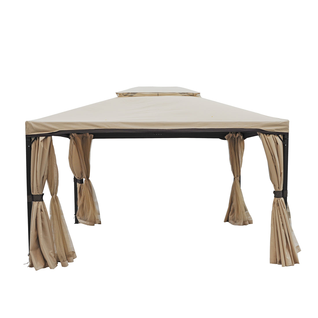 Skyline Gazebo Beige Iron