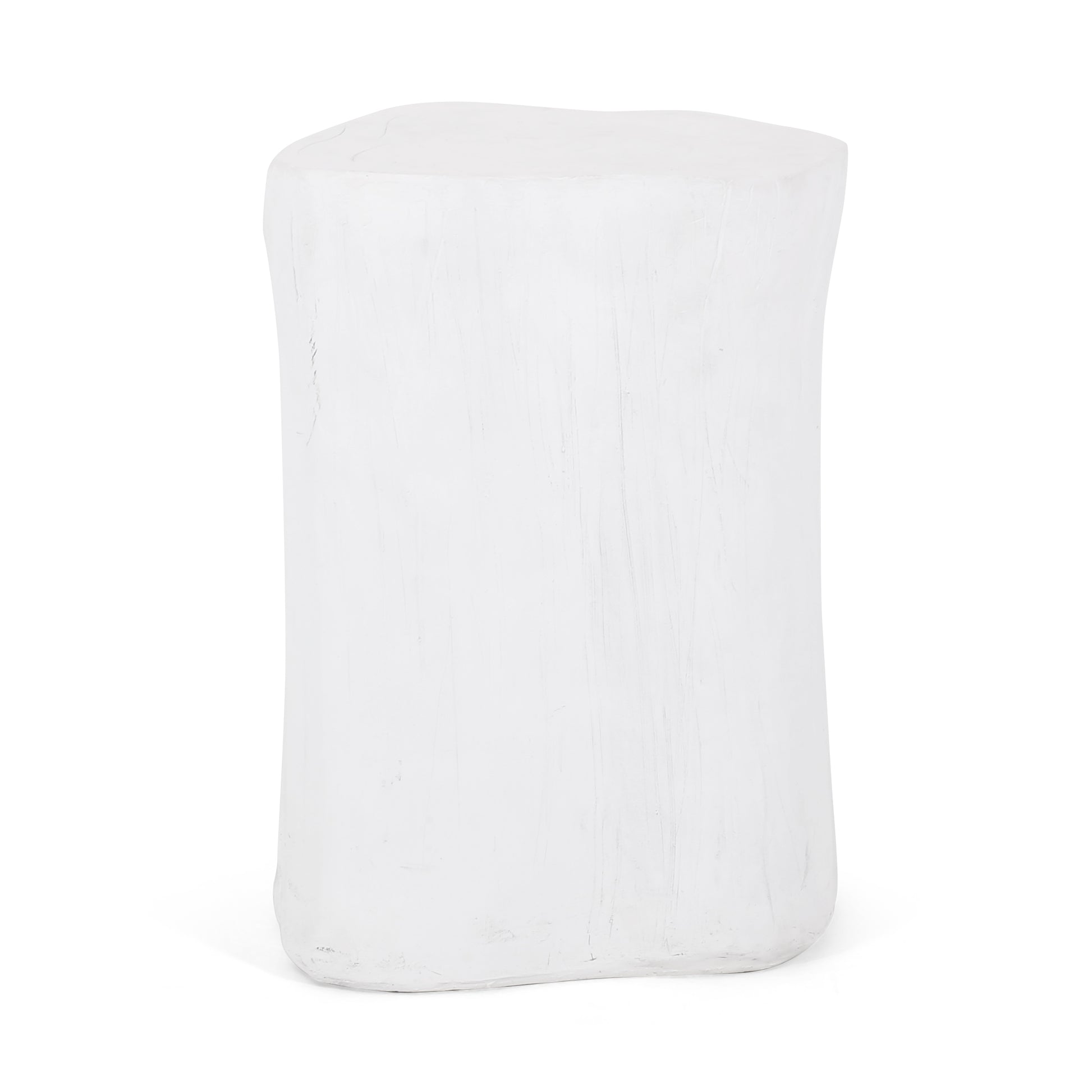 End Table Antique White Magnesium Oxide