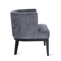 Accent Chair Charcoal Fabric