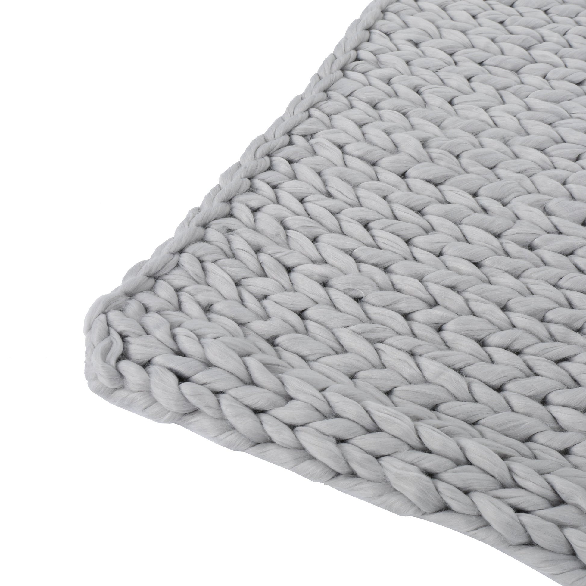 Throw Blankets Silver Acrylic