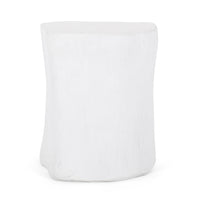 End Table Antique White Magnesium Oxide