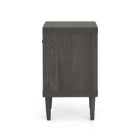 1 Drawer Nightstand Grey Mdf