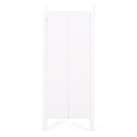 1 Drawer Storage Rack White Mdf