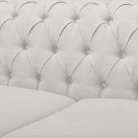 Sofa 3 Seater Grey Fabric