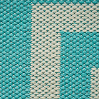 6560G 7'10"X10' Rug Teal Polypropylene