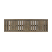 Jeco Industrial Wood And Metal Bench Grey Acacia Wood