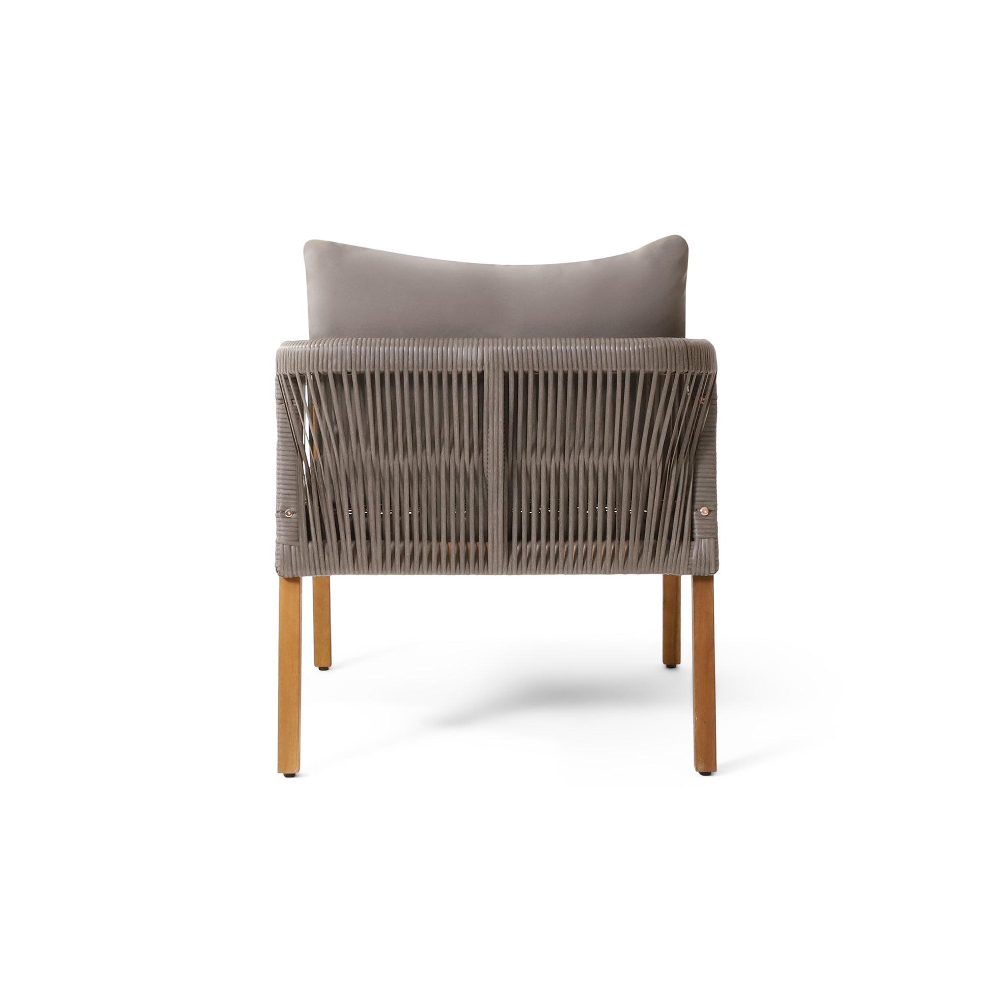 Outdoor Acacia Wood Club Chairs With Cushions Teak Gray Grey Acacia Wood