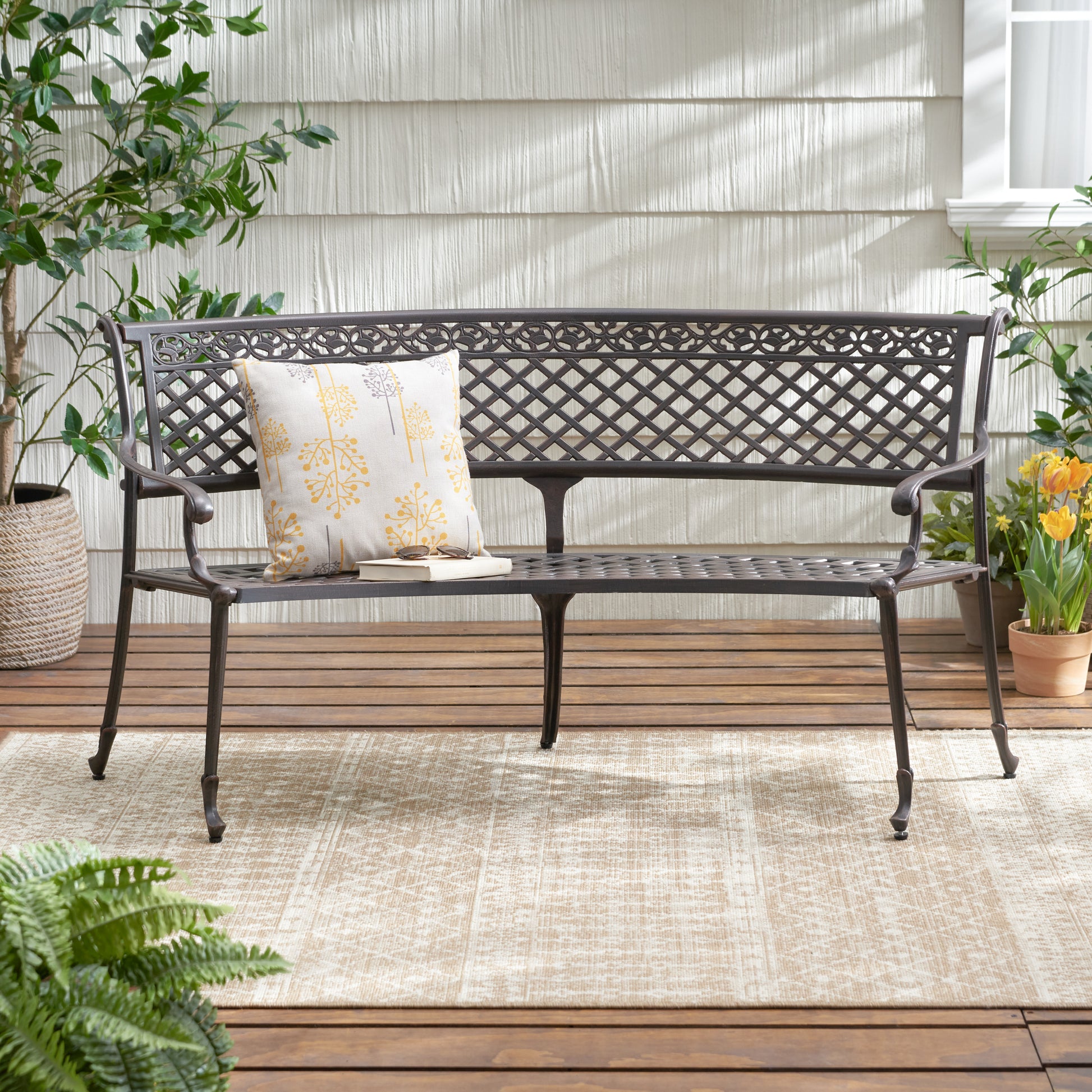 Tahoe Sector Bench Copper Aluminium
