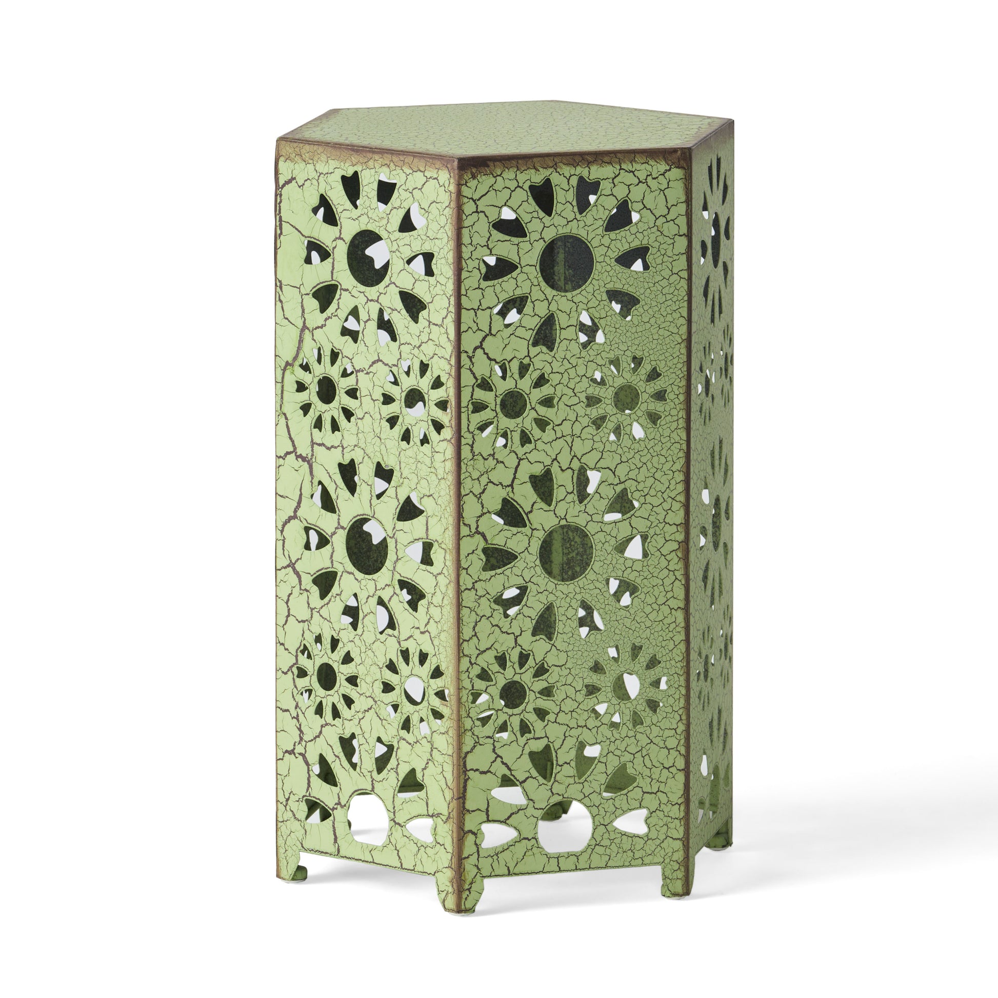 Eliana 14 Side Table Green Iron