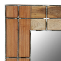Mirror Brown Wood