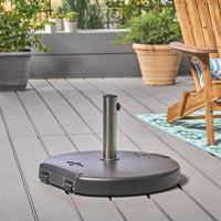 Mota Umbrella Base Round 132 Lbs Black Concrete