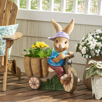 Mgo Rabbit Planter Blue Brown Magnesium Oxide