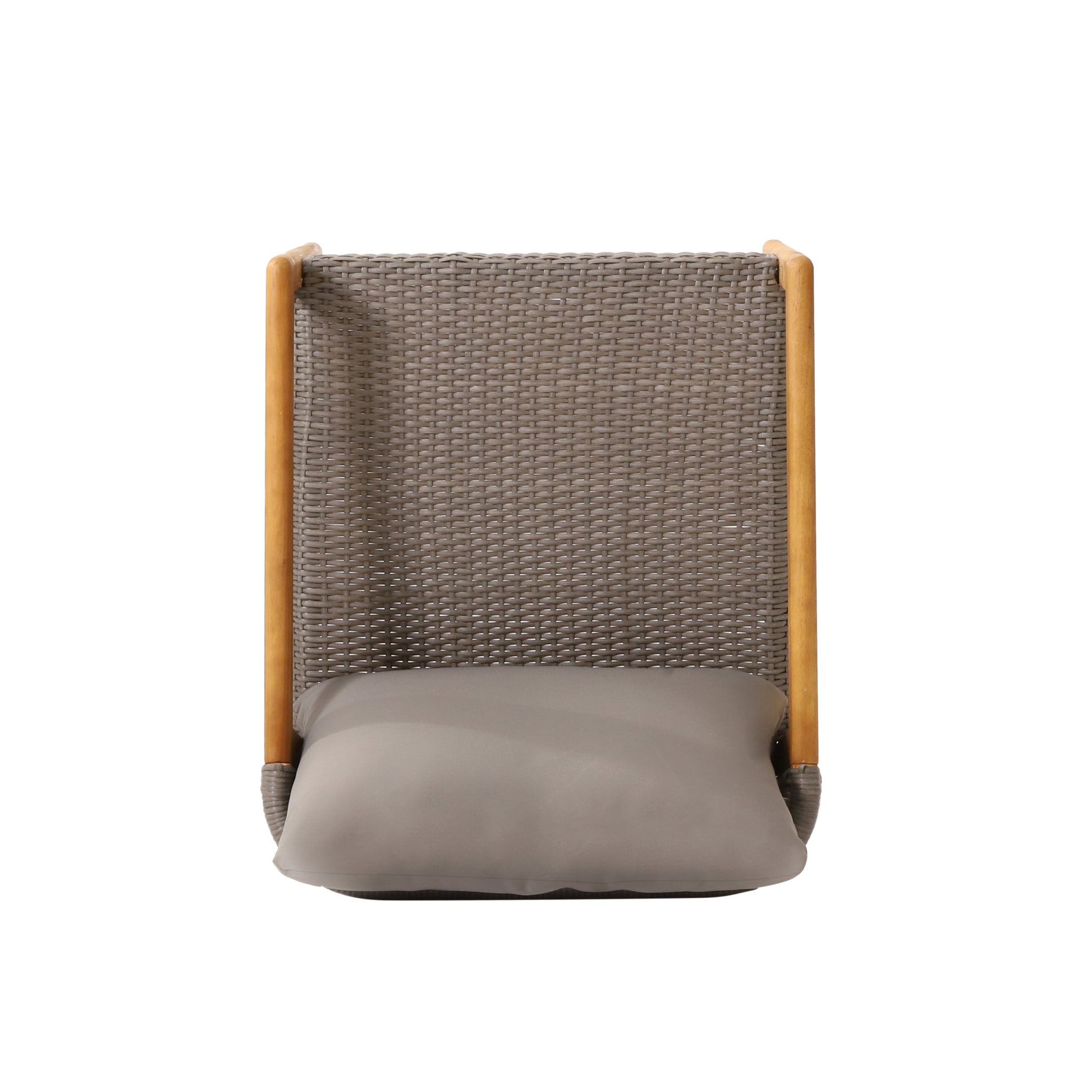 Outdoor Acacia Wood Club Chairs With Cushions Teak Gray Grey Acacia Wood