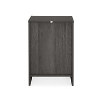 Delaney 1 Drawer Nightstand Grey Mdf
