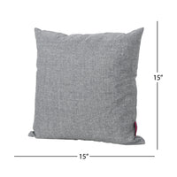 Coronado Square Pillow Grey Fabric