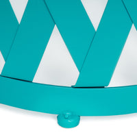 Selen Side Table Teal Iron