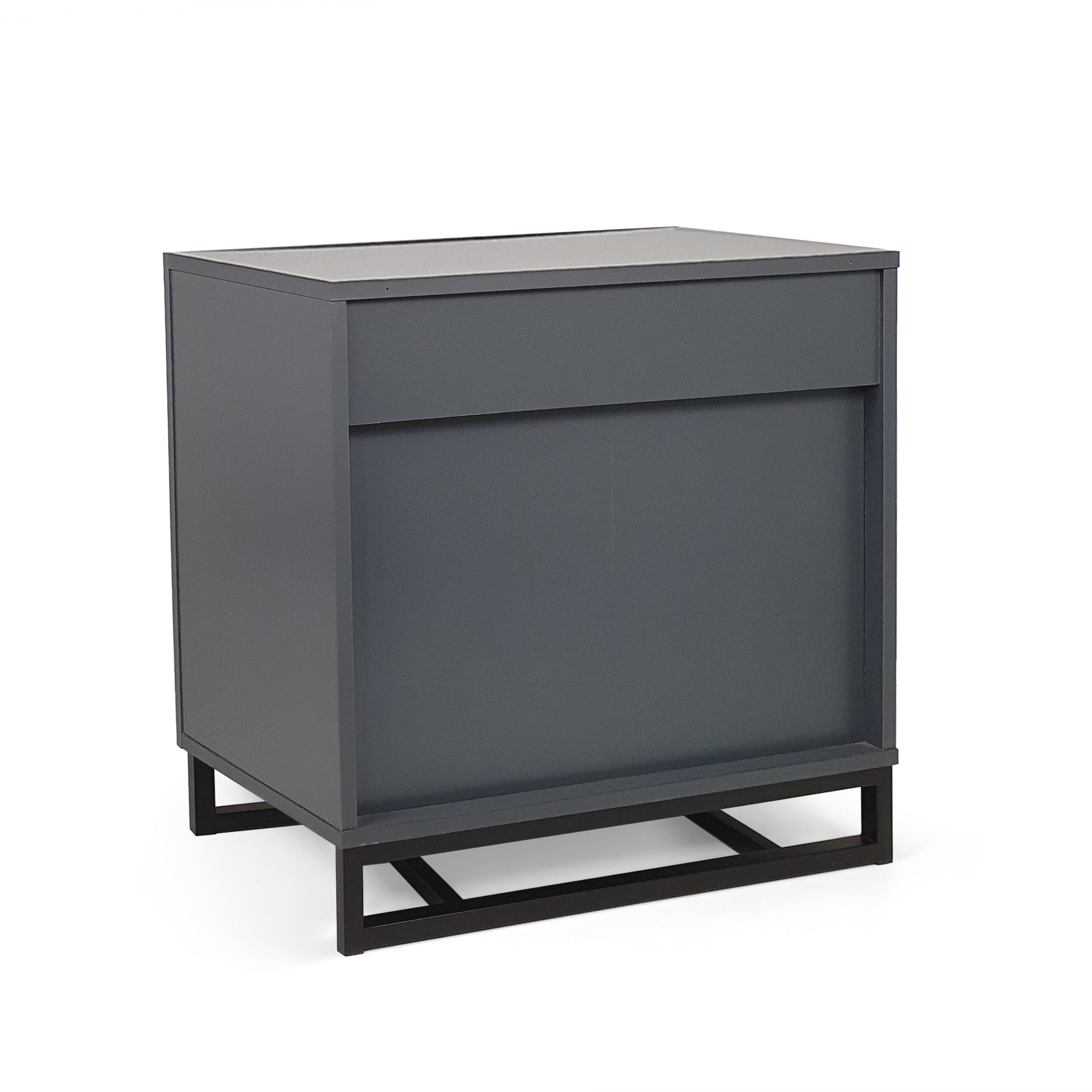 3 Drawer Chest Charcoal Grey Mdf