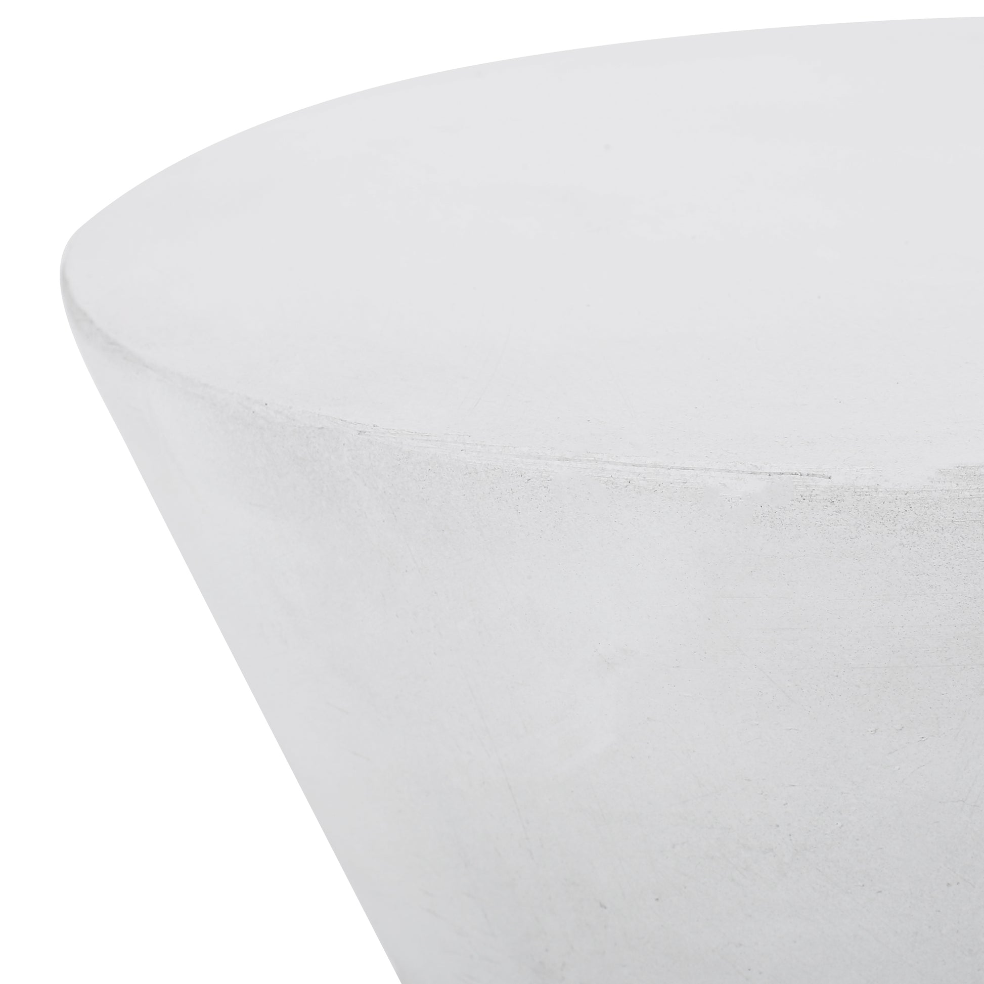 End Table Antique White Magnesium Oxide