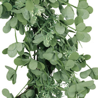 27" Oxalis Corniculata Wreath Green Polyester