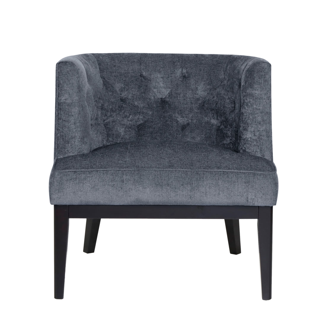 Accent Chair Charcoal Fabric