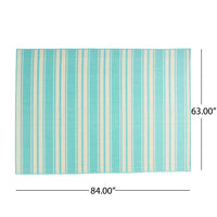 1802G 5'3"X7' Rug Teal Polypropylene