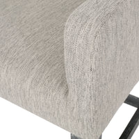 Set Of 2 Upholstered 26 Inch Counter Stool Light Gray Gray Light Grey Set Of 2 Fabric