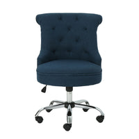 Office Chair Navy Blue Fabric
