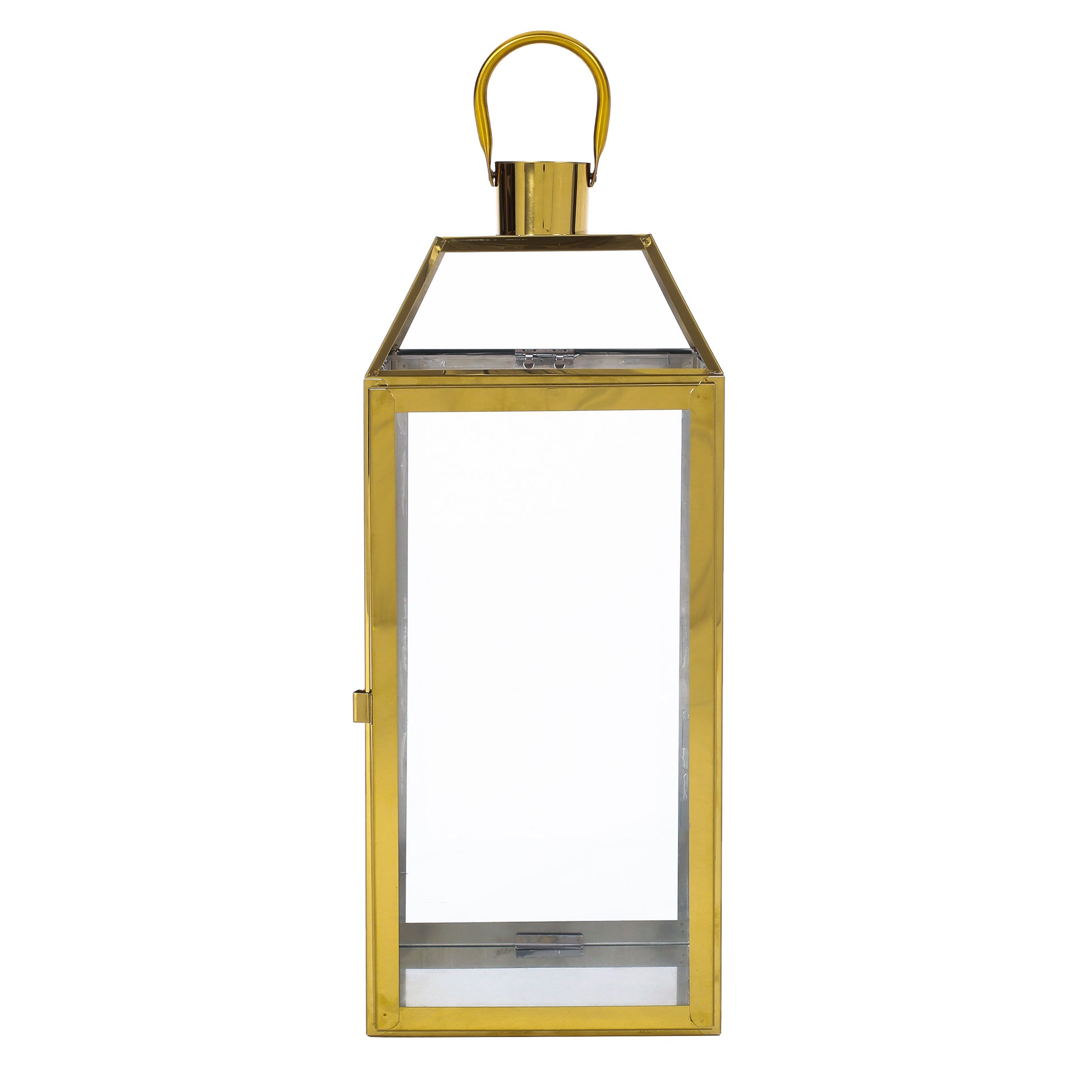 Harris 18"H Stainless Steel Lantern Gold Stainless Steel