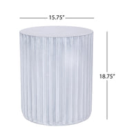 End Table Light Blue Magnesium Oxide