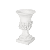 Mgo Garden Urn Planter Antique White Magnesium Oxide