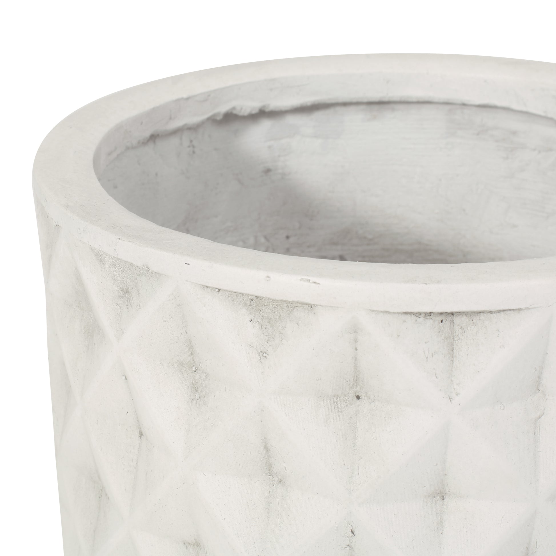 Mgo Planter Antique White Magnesium Oxide