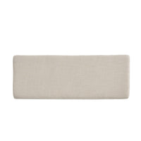 Osgood Storage Ottoman White Fabric