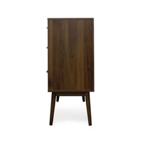 Disa 3 Drawer Chest Walnut Mdf
