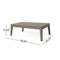 Grenada L Shape Grey Acacia Wood