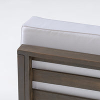 Oana Armless White Acacia Wood