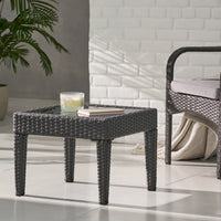 Antibes Accent Table Brown Multi Rattan