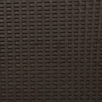 67.7" Outdoor 3 Seater Faux Wicker Rattan Style Sofa With Water Resistant Cushions, Brown Mix Beige Brown Beige Fabric