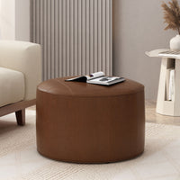 Ottoman Light Brown Pu