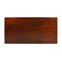 Dining Table, Rich Mahogany Brown Acacia Wood