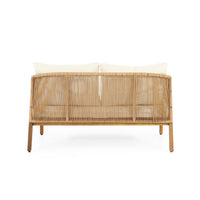 Evelyn Chat Set Brown Beige Acacia Wood