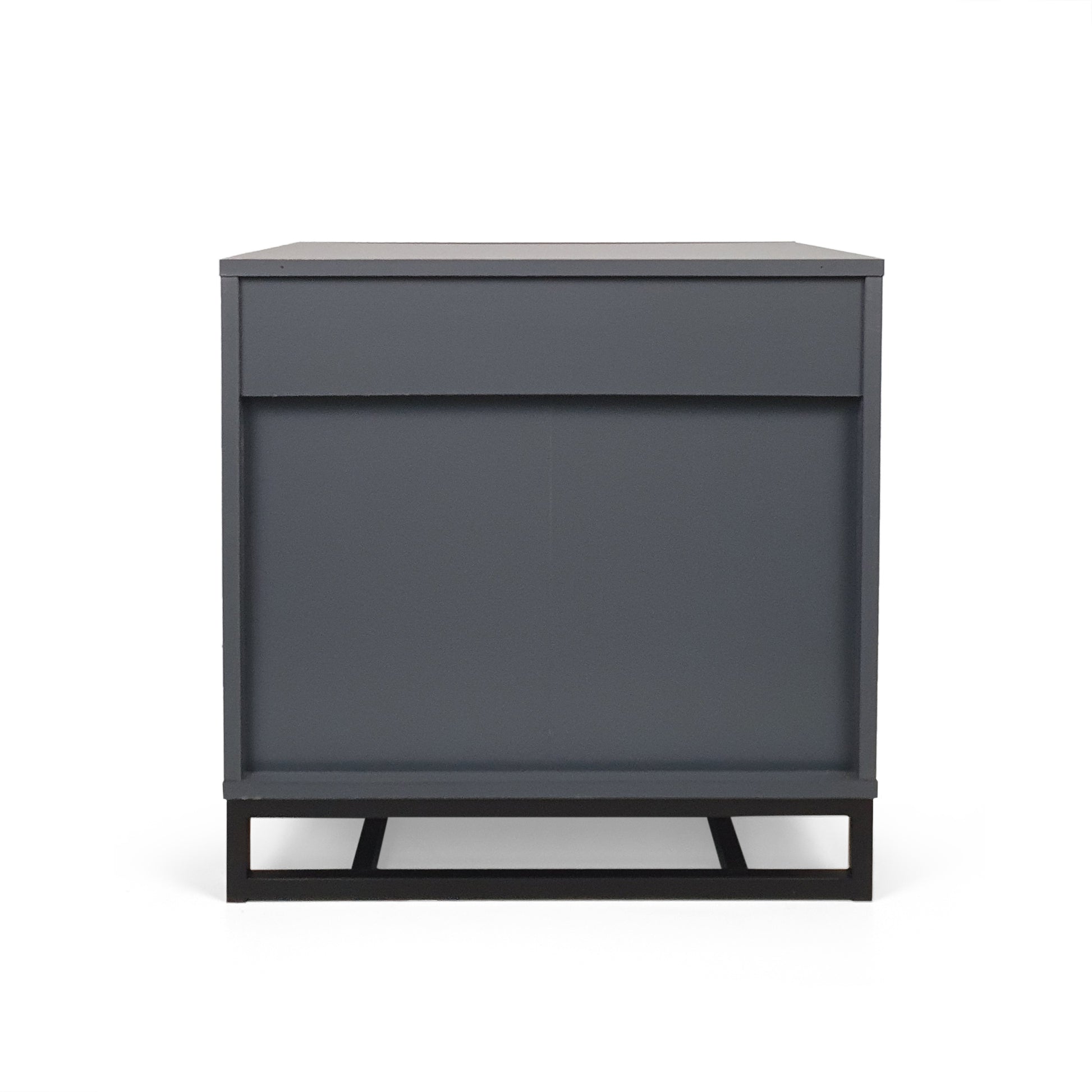 3 Drawer Chest Charcoal Grey Mdf