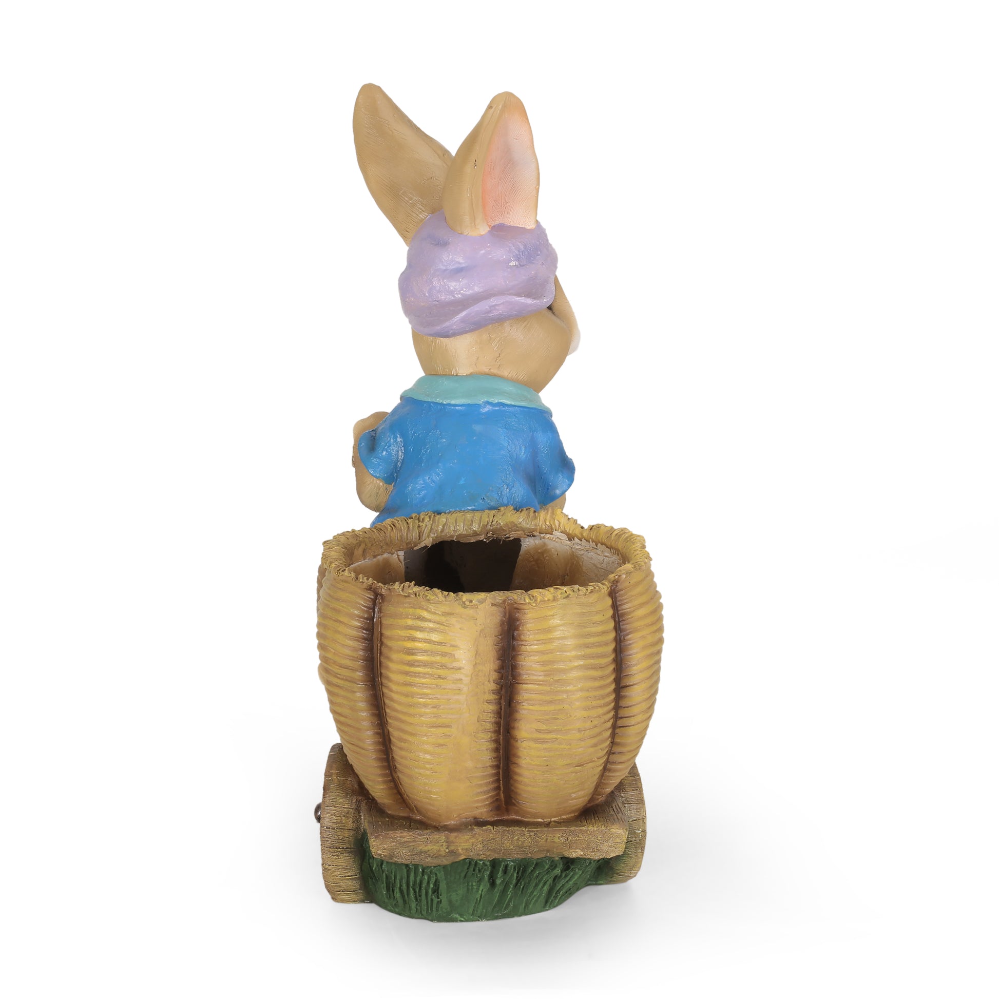 Mgo Rabbit Planter Blue Brown Magnesium Oxide